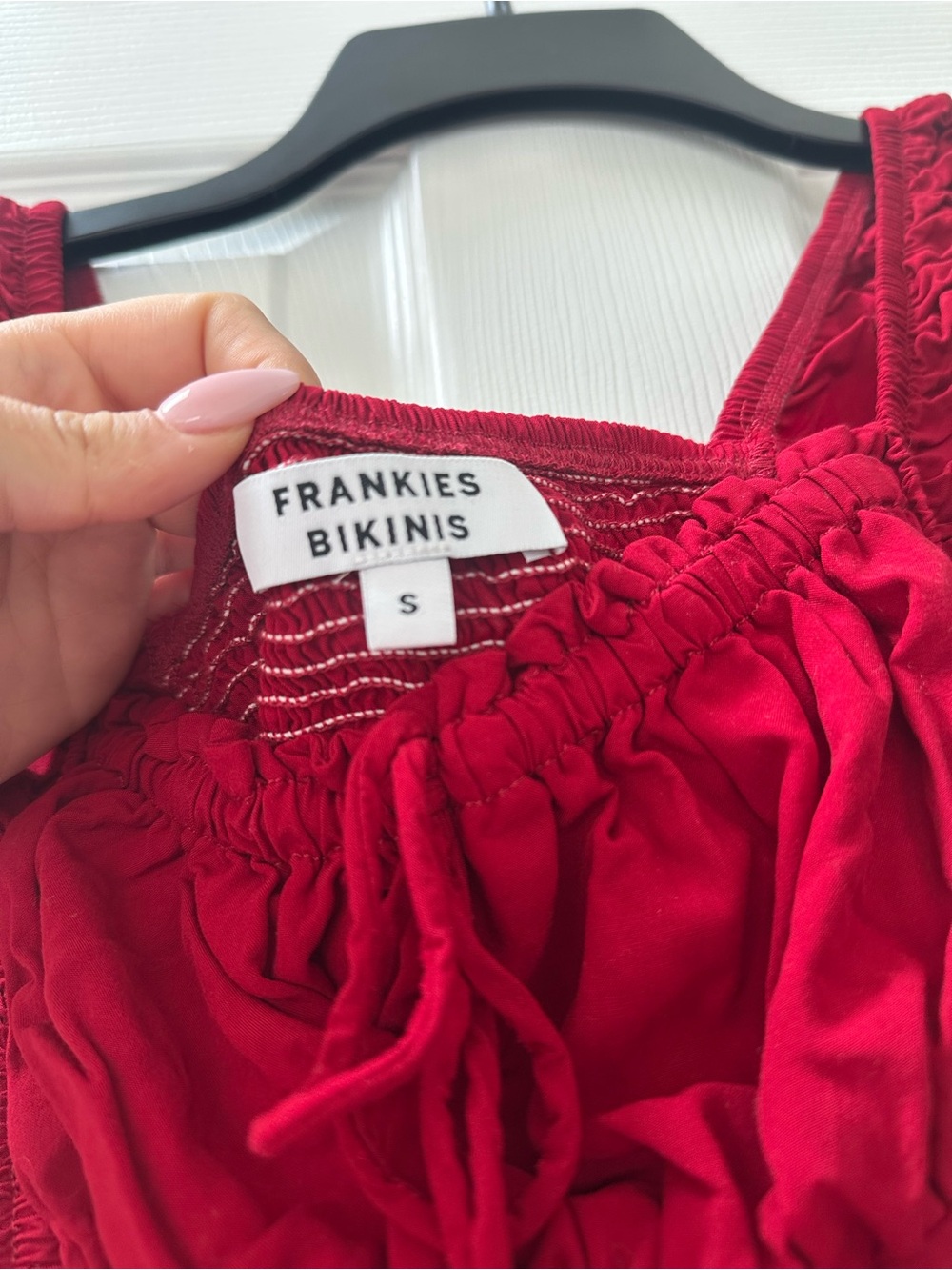 Frankie's Bikinis Red Mini Dress - Picture 4 of 4